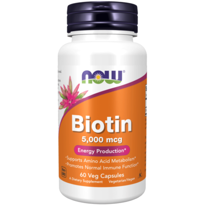 Biotin 5000 mcg Veg Capsules