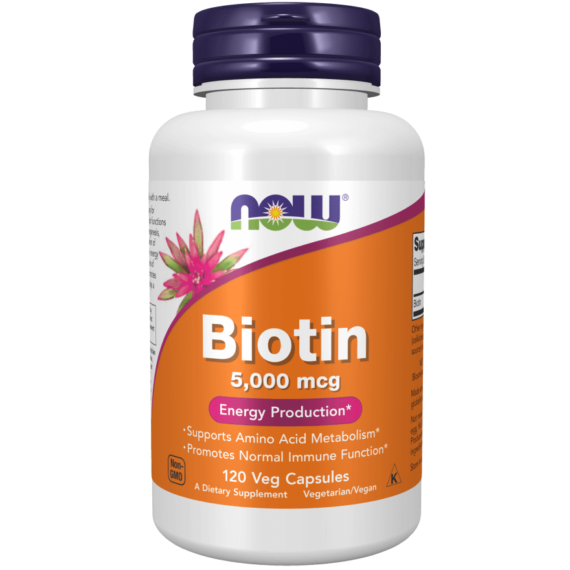 Biotin 5000 mcg Veg Capsules