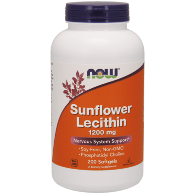 Sunflower Lecithin 1200 mg Softgels