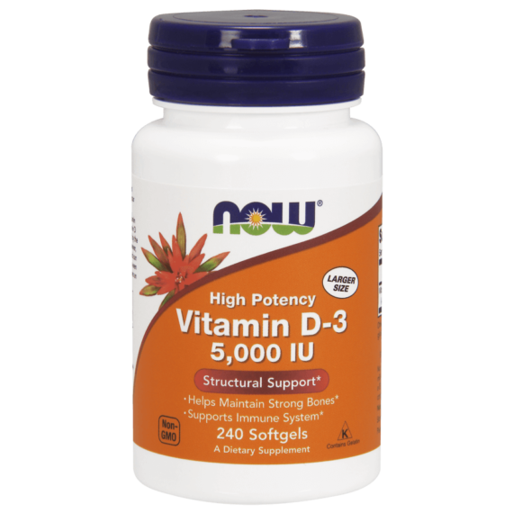 Vitamin D-3 5000 IU Softgels